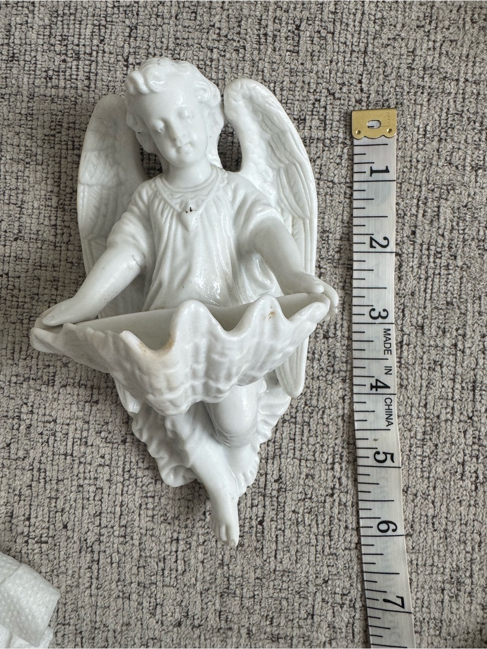 Antique Porcelain Angel - Picture 9 of 9